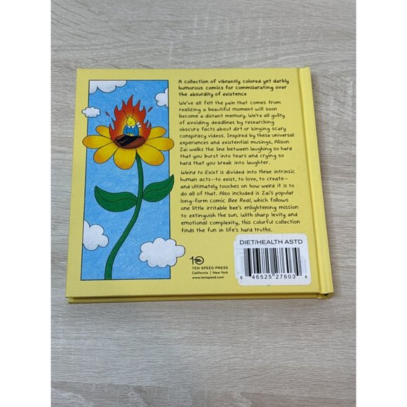 Weird to Exist Book Novel Comics Dark Humor Funny Emotions Cartoons Alison Zai - Picture 6 of 6